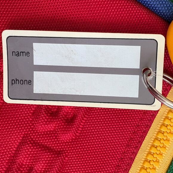 Vintage United Colors of Benetton Mini Backpack 90s Y2K Primary Colors Kidcore - Picture 5 of 11